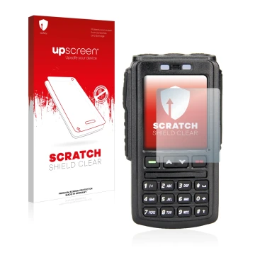 Front side of a product packaging with the brand logo upscreen. Next to it is the device AnyTone BT-01 shown with the correspo