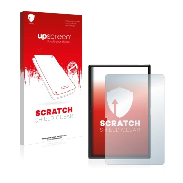 Front side of a product packaging with the brand logo upscreen. Next to it is the device Yestel T10 10