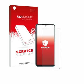 Front side of a product packaging with the brand logo upscreen. Next to it is the device Infinix Hot 12 Play shown with the co