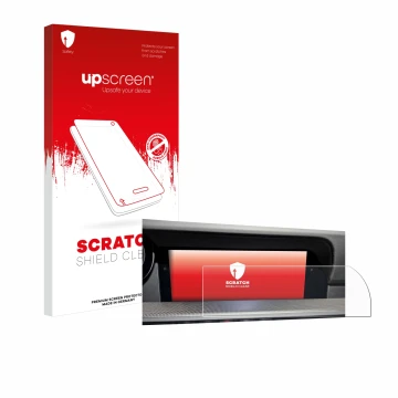 Front side of a product packaging with the brand logo upscreen. Next to it is the device Porsche 911 Typ 992 Cabrio PCM 6.0 sh