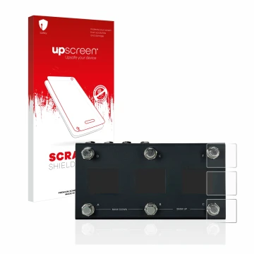 Front side of a product packaging with the brand logo upscreen. Next to it is the device Morningstar MC6 Pro shown with the co