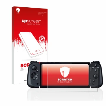 Front side of a product packaging with the brand logo upscreen. Next to it is the device Razer Edge 5G shown with the correspo