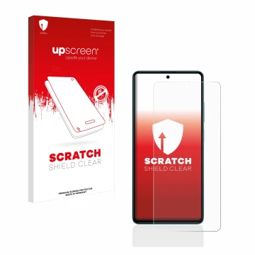 Front side of a product packaging with the brand logo upscreen. Next to it is the device Xiaomi Poco F5 shown with the corresp