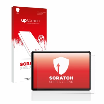 Front side of a product packaging with the brand logo upscreen. Next to it is the device Blackview Tab 7 Pro shown with the co