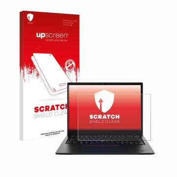 Front side of a product packaging with the brand logo upscreen. Next to it is the device Lenovo ThinkPad L13 Gen 4 Touch shown