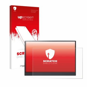Front side of a product packaging with the brand logo upscreen. Next to it is the device LG gram +view 16MR70 portable monitor