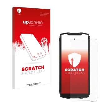 Front side of a product packaging with the brand logo upscreen. Next to it is the device Blackview BV9300 shown with the corre