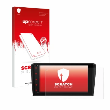 Front side of a product packaging with the brand logo upscreen. Next to it is the device Xtrons PSA80A3AL shown with the corre