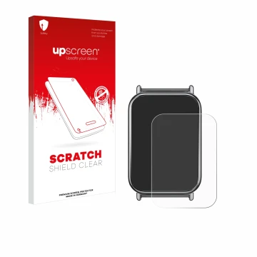 Front side of a product packaging with the brand logo upscreen. Next to it is the device Xiaomi Mi Band 8 Pro shown with the c