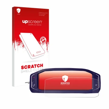 Front side of a product packaging with the brand logo upscreen. Next to it is the device Volkswagen Passat B8 Digital Cockpit 