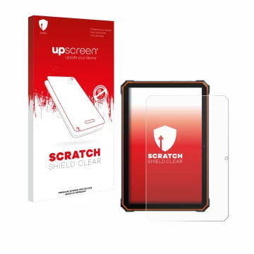 Front side of a product packaging with the brand logo upscreen. Next to it is the device Blackview Active 6 shown with the cor