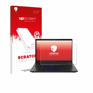 Front side of a product packaging with the brand logo upscreen. Next to it is the device Lenovo ThinkPad L14 Gen 3 shown with 