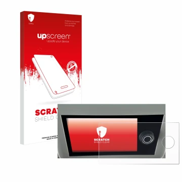 Front side of a product packaging with the brand logo upscreen. Next to it is the device Volkswagen California 6.1 shown with 