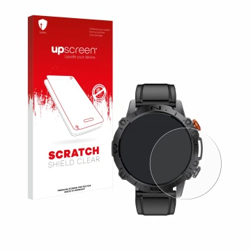 Front side of a product packaging with the brand logo upscreen. Next to it is the device LIGE DFA-ST19 1.43