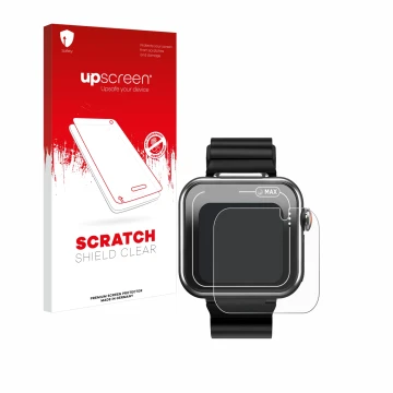 Front side of a product packaging with the brand logo upscreen. Next to it is the device Vtech Kidizoom Smartwatch MAX shown w