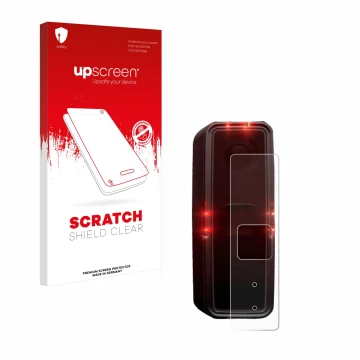 Front side of a product packaging with the brand logo upscreen. Next to it is the device Alps Alpine Ride Safety RS 1000 shown