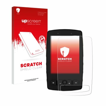 Front side of a product packaging with the brand logo upscreen. Next to it is the device TwoNav Aventura 2 Plus shown with the
