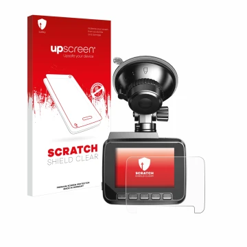 Front side of a product packaging with the brand logo upscreen. Next to it is the device Azdome IT-G63D shown with the corresp