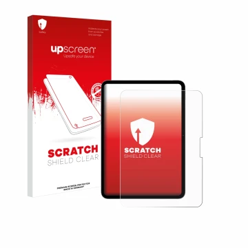 Front side of a product packaging with the brand logo upscreen. Next to it is the device Apple iPad Pro 11