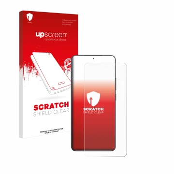 Front side of a product packaging with the brand logo upscreen. Next to it is the device Xiaomi Poco F6 Pro shown with the cor