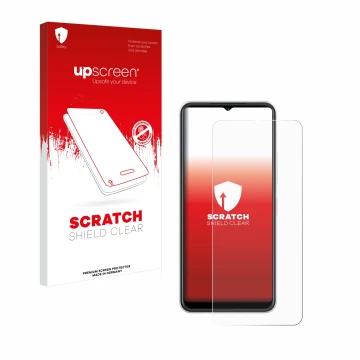 Front side of a product packaging with the brand logo upscreen. Next to it is the device Telekom T Phone 2 shown with the corr