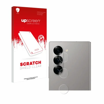 Front side of a product packaging with the brand logo upscreen. Next to it is the device Samsung Galaxy Z Fold 6 5G (ONLY Came