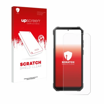Front side of a product packaging with the brand logo upscreen. Next to it is the device Fossibot F105 shown with the correspo