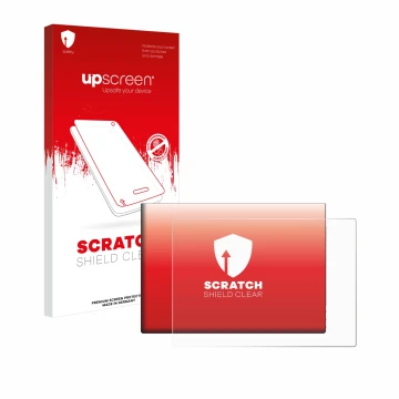Front side of a product packaging with the brand logo upscreen. Next to it is the device G-STORY 10.1