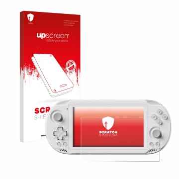 Front side of a product packaging with the brand logo upscreen. Next to it is the device AYN Odin 2 Mini shown with the corres