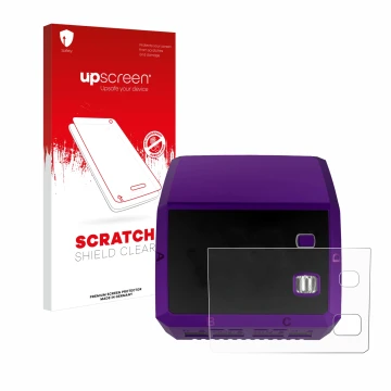 Front side of a product packaging with the brand logo upscreen. Next to it is the device SkyRc Q200 neo shown with the corresp