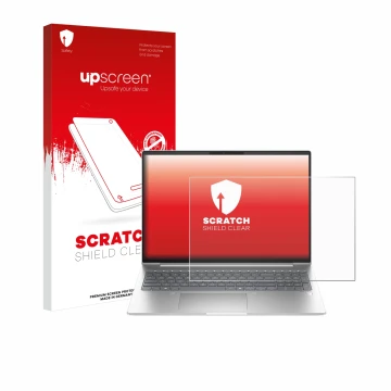 Front side of a product packaging with the brand logo upscreen. Next to it is the device HP ProBook 460 G11 shown with the cor