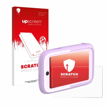 Front side of a product packaging with the brand logo upscreen. Next to it is the device Myfirst Camera 50 shown with the corr