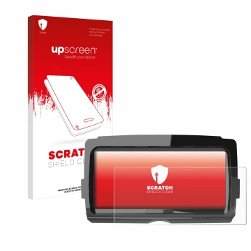 Front side of a product packaging with the brand logo upscreen. Next to it is the device Harley Davidson Soundstream V2 shown 