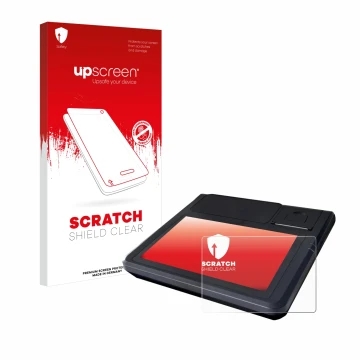 Front side of a product packaging with the brand logo upscreen. Next to it is the device Techfive ECR 100 shown with the corre