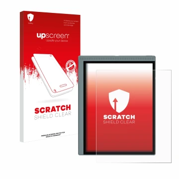 Front side of a product packaging with the brand logo upscreen. Next to it is the device Bigme B1051C shown with the correspon