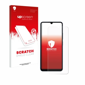 Front side of a product packaging with the brand logo upscreen. Next to it is the device Xiaomi Redmi 14C 5G shown with the co