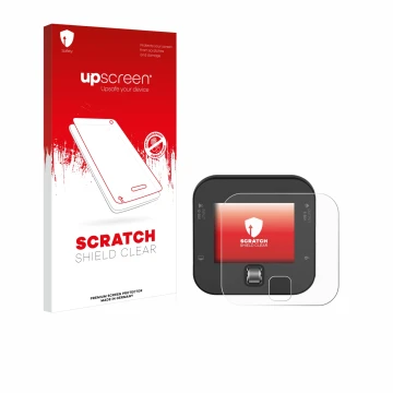 Front side of a product packaging with the brand logo upscreen. Next to it is the device ISDT Q6 Retro shown with the correspo