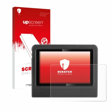 Front side of a product packaging with the brand logo upscreen. Next to it is the device Launch X-431 V+ 5.0 Pro3S shown with 