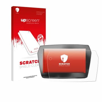Front side of a product packaging with the brand logo upscreen. Next to it is the device Voge 525DSX 2025 shown with the corre