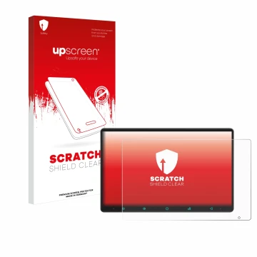 Front side of a product packaging with the brand logo upscreen. Next to it is the device Joying Car Radio 11.6