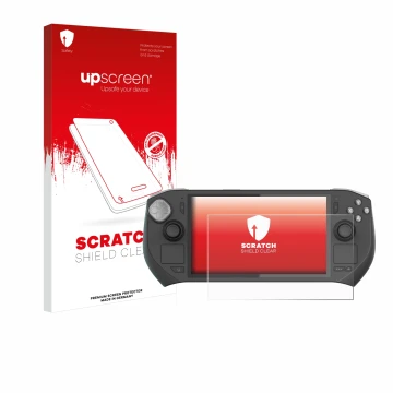 Front side of a product packaging with the brand logo upscreen. Next to it is the device Zotac Gaming Zone shown with the corr