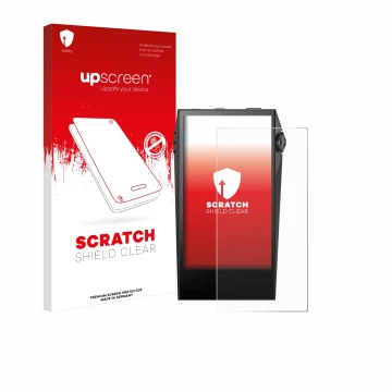 Front side of a product packaging with the brand logo upscreen. Next to it is the device Astell&Kern SP3000M shown with the co