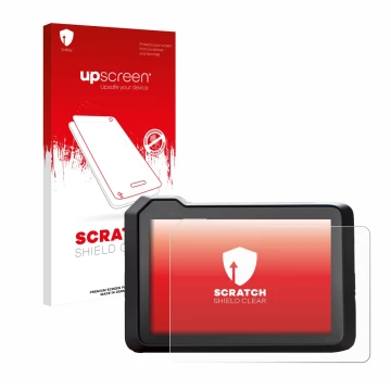 Front side of a product packaging with the brand logo upscreen. Next to it is the device KTM 1390 Super Duke R 2025 5