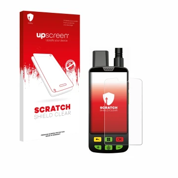 Front side of a product packaging with the brand logo upscreen. Next to it is the device Aduro Locit GPS shown with the corres