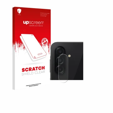 Front side of a product packaging with the brand logo upscreen. Next to it is the device Samsung Galaxy A26 5G Enterprise Edit