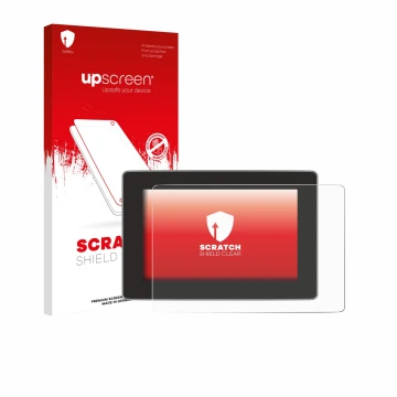 Front side of a product packaging with the brand logo upscreen. Next to it is the device Tesla Model Y Juniper 2025 shown with