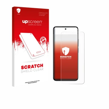 Front side of a product packaging with the brand logo upscreen. Next to it is the device TCL 60 5G shown with the correspondin