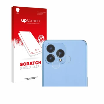 Front side of a product packaging with the brand logo upscreen. Next to it is the device Cubot P80 (ONLY Camera) shown with th