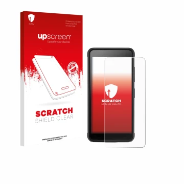 Front side of a product packaging with the brand logo upscreen. Next to it is the device SkyCaddie Pro 4X shown with the corre
