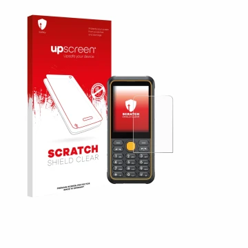 Front side of a product packaging with the brand logo upscreen. Next to it is the device Ulefone Armor Mini 4 shown with the c